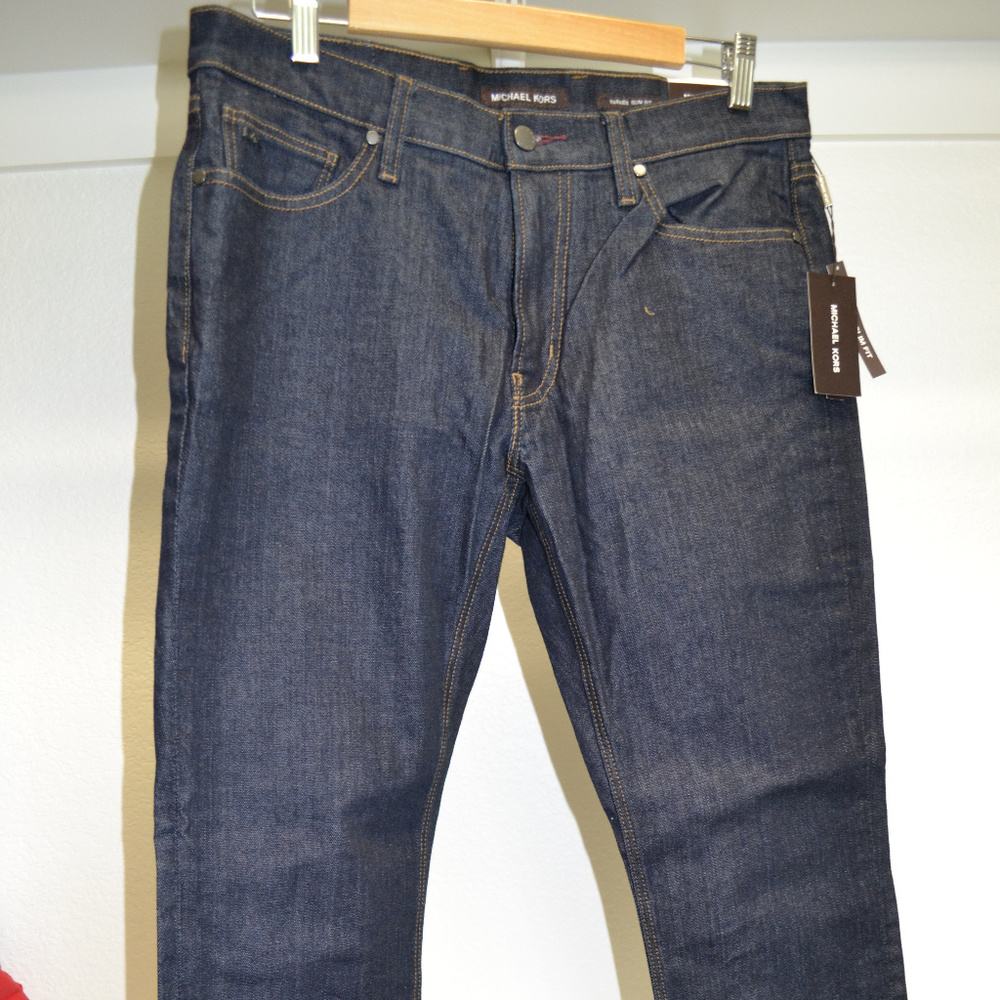 NWT Michael Kors Men's Stretch Jeans Parker Slim F